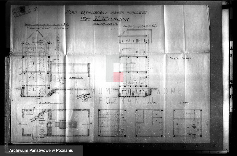 Obraz 9 z jednostki "Młyn z kotłownią Emmy Wieners w Lubiaszawie pow. jarociński"