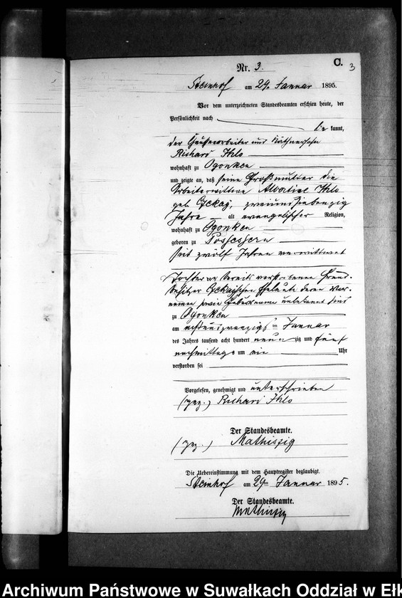 image.from.unit.number "Sterbe-Neben-Register des Preussischen Standes-Amtes Gr. Strengeln Kreis Angerburg"