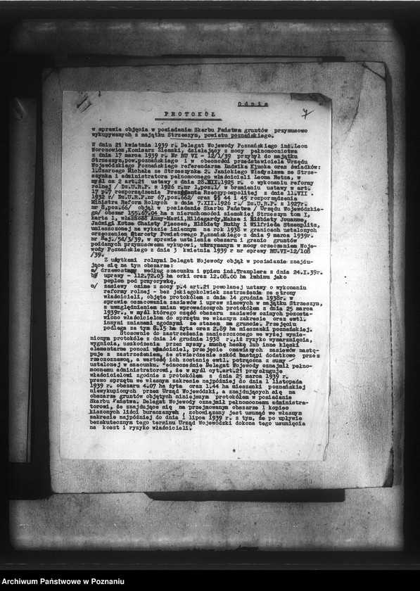 Obraz 11 z jednostki "Przymusowy wykup majątku Strzeszyn powiatu poznańskiego na cele parcelacyjne"