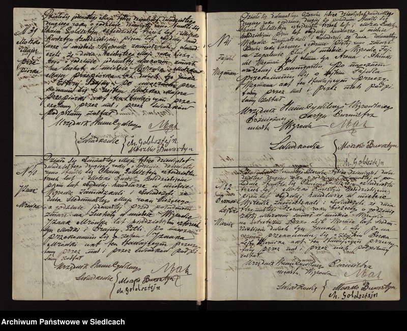 image.from.unit.number "Księga aktów zgonów wyznania mojżeszowego "