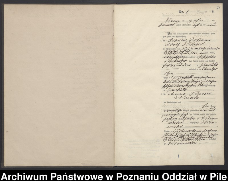 Obraz 4 z jednostki "Księga małżeństw"