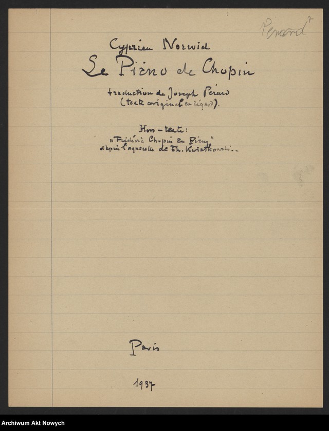 image.from.unit.number "Przekłady utworów literackich Michelangelo, J. Słowackiego, C. Norwida, M. Konopnickiej, R. Kipling