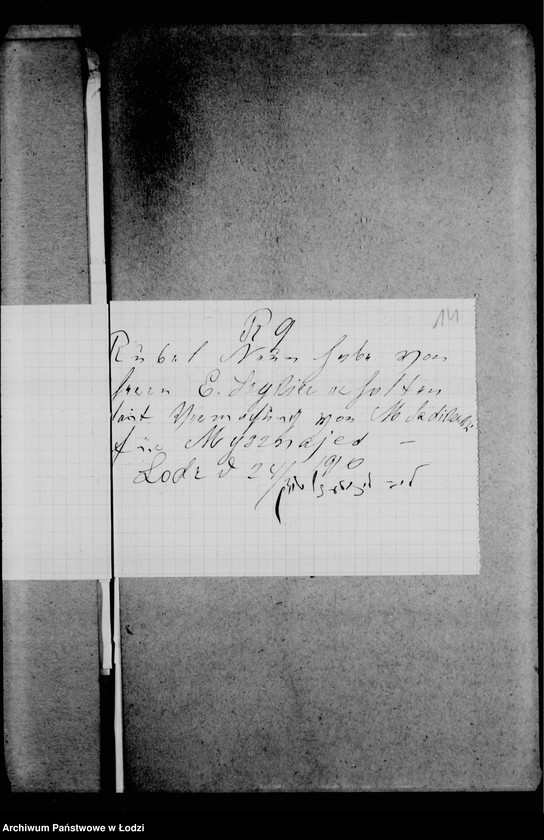 Obraz 18 z jednostki "Akta dotyczące legatu M. Sadorskiego"