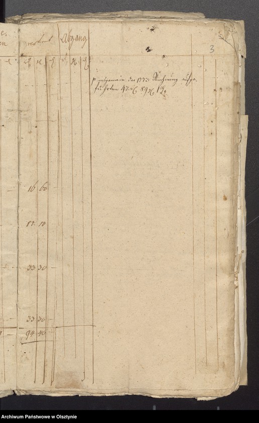 image.from.unit.number "Jahr Kirchen Rechnung der Seehestenschen Kirchen aller Einnahme und Ausgabe wie auch Bau-Rechnung"