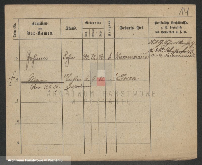 Obraz 14 z jednostki "Hoag - Hofman Ignacy (żonaci)"