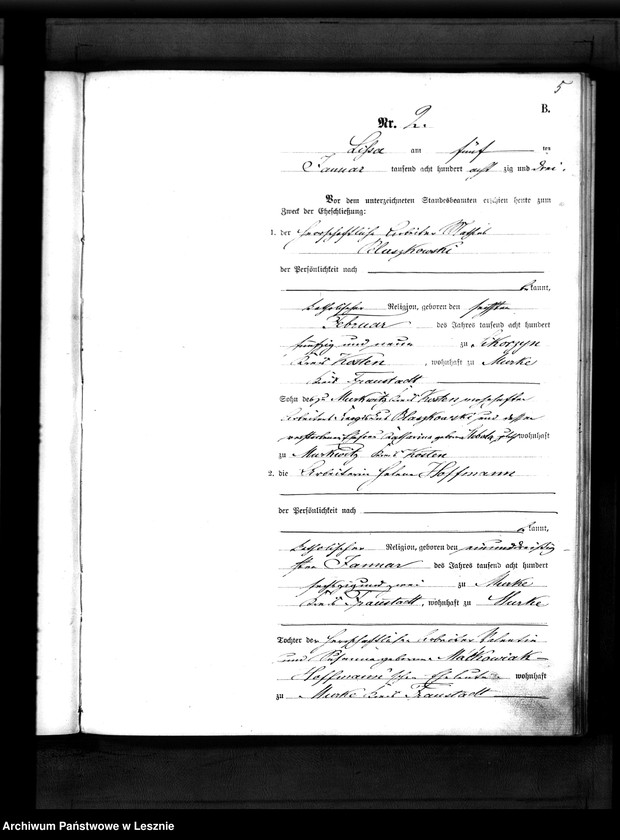 Obraz 6 z jednostki "[Księga małżeństw - wieś]"