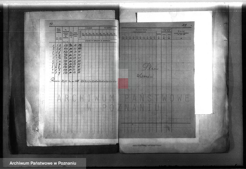 Obraz 13 z jednostki "Plan urządzenia gospodarstwa leśnego lasu majętności Łężeczki w powiecie międzychodzkim 1930-1939"
