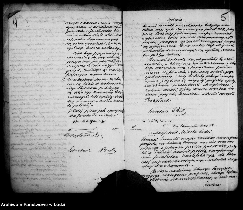 Obraz 8 z jednostki "Akta w przedmiocie pożyczki Samuela Schmidta"