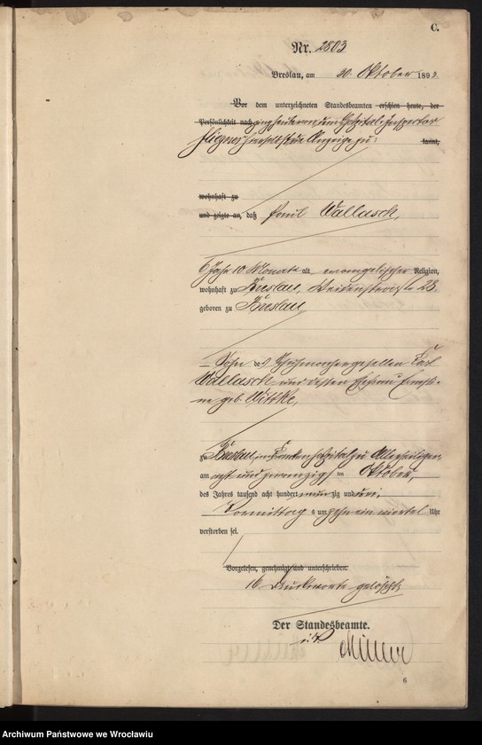 image.from.unit.number "Sterbe-Haupt-Register Breslau I 1893 Band 8"