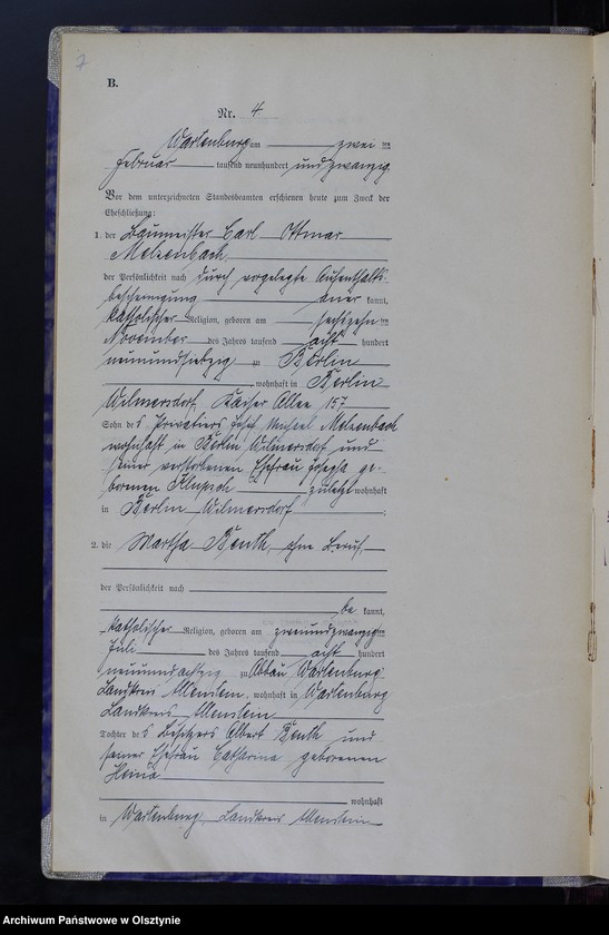 image.from.unit.number "Heirats-Haupt-Register Nr 1 - 62"