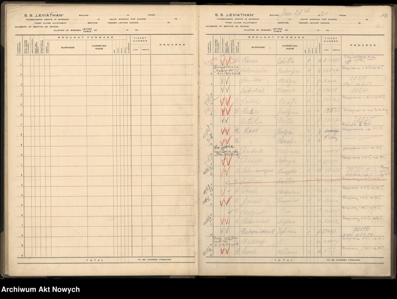 image.from.unit.number "Księga pasażerów wyjeżdżających na SS Leviathan."