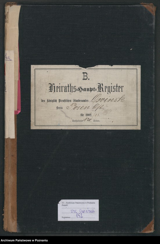 Obraz 2 z jednostki "Heiraths-Haupt-Register"