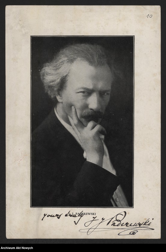 image.from.unit.number "I. J. Paderewski w latach 1890-1939. Wycinki prasowe, odbitki, fotografie (szt.65); brak fot. nr 3"