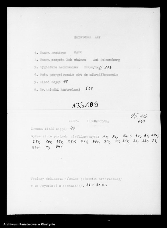 image.from.unit.number "Arrende-Abnahme und Abgabe des Gutz Scharschau"