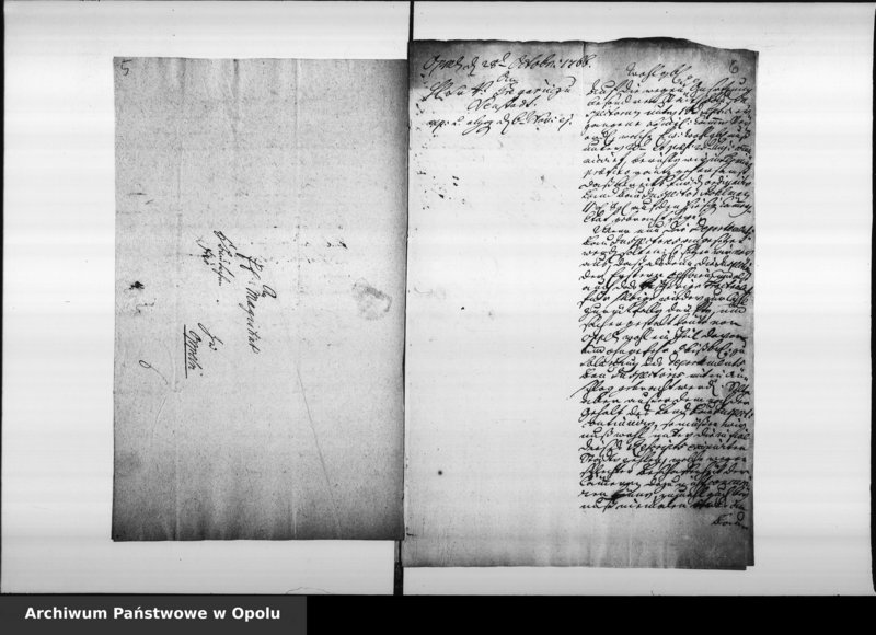 Obraz 8 z jednostki "Acta des Magistrats zu Oppeln von Anstellung der städtischen Baubeamten als des Bauinspectors, Zimmer, Maurermeisters, Aufsehers"