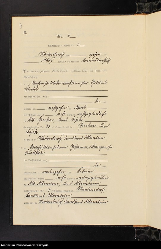 image.from.unit.number "Heirats-Haupt-Register Nr 1 - 42"