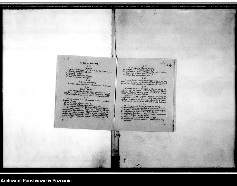 Obraz 17 z jednostki "Sprawozdania z zebrań związku - Koło Środa. Statut i regulamin"