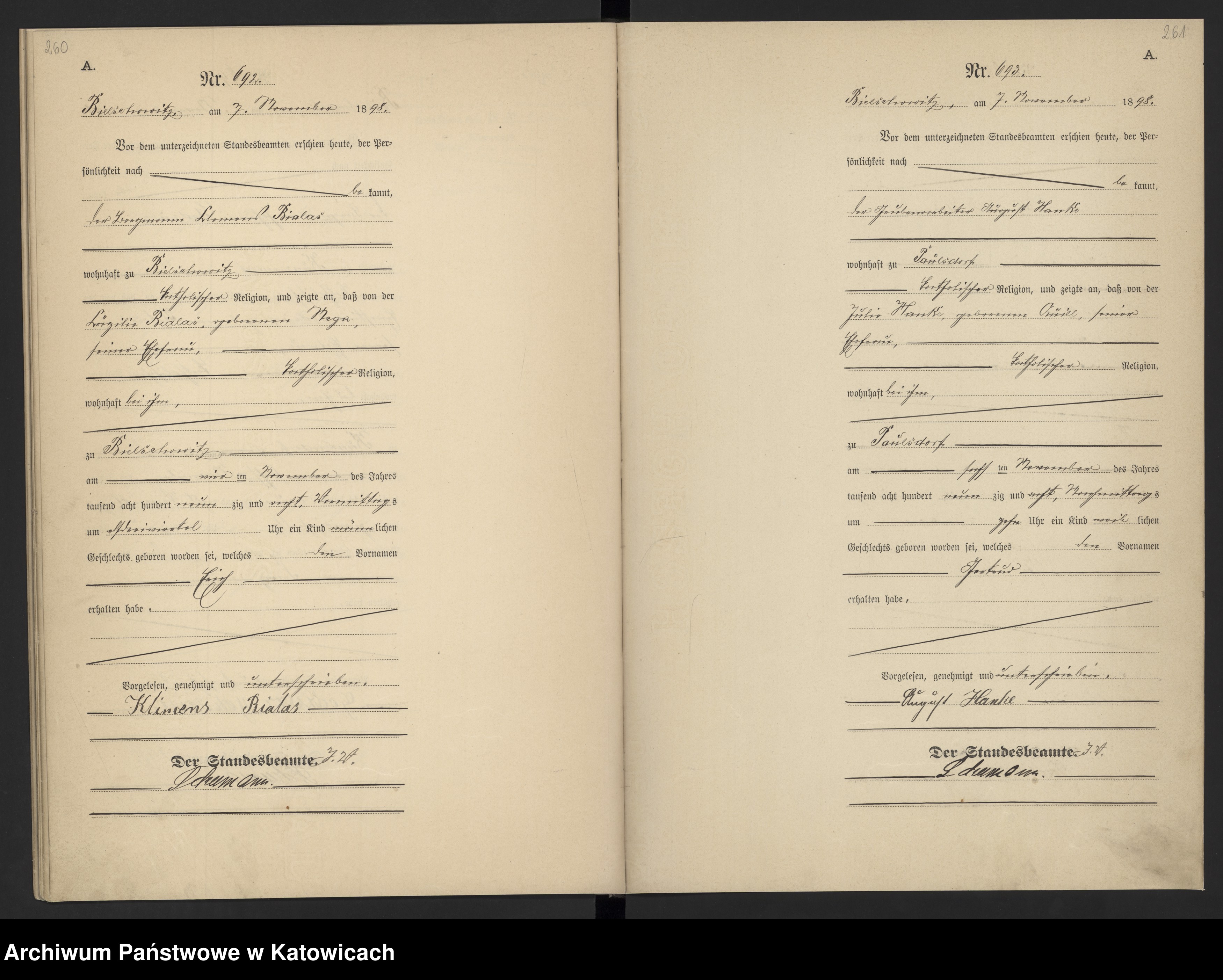 Skan z jednostki: Księga urodzeń t. 2, nr 435-822