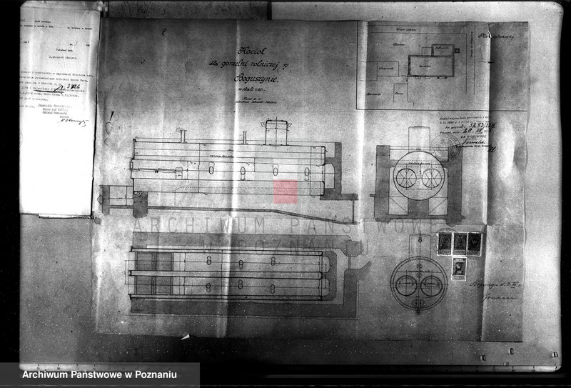 Obraz 12 z jednostki "Majętność Boguszyn pow. jarociński nr fabr. kotła 1231 nr woj. kotła 6119"