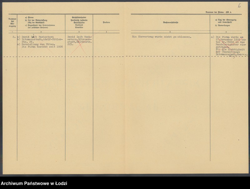 Obraz 8 z jednostki "Dawid Lajb Nachsztern- wyrób kapeluszy"