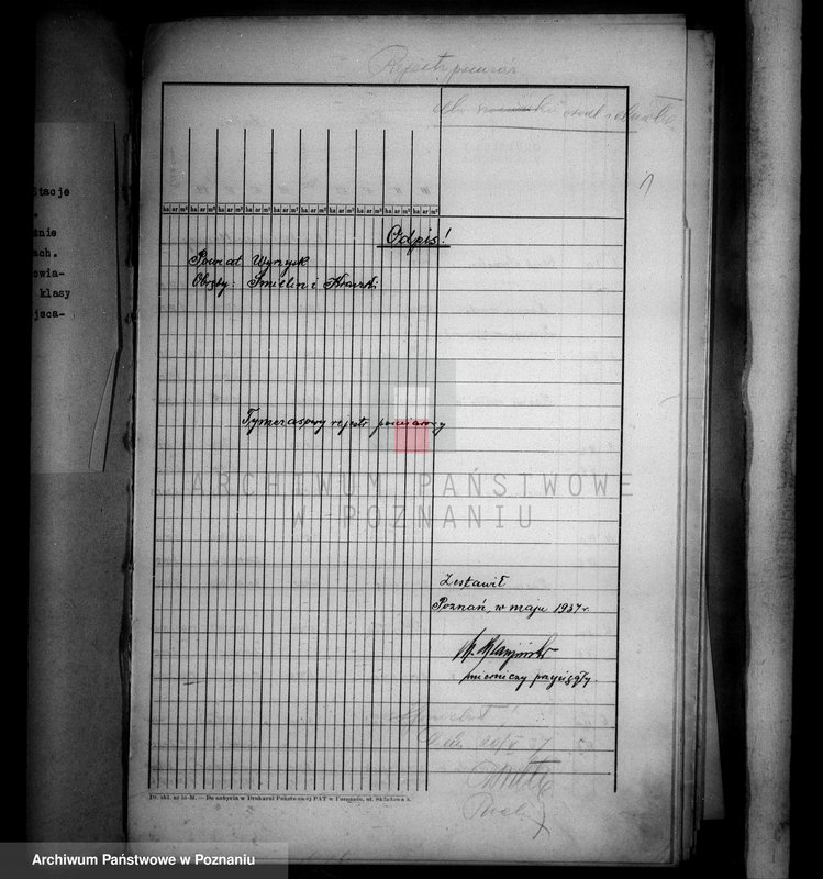 Obraz 5 z jednostki "Tymczasowy rejestr pomiarowy majątku Samostrzel /Śmielin i Kraczki/ powiatu wyrzyskiego"