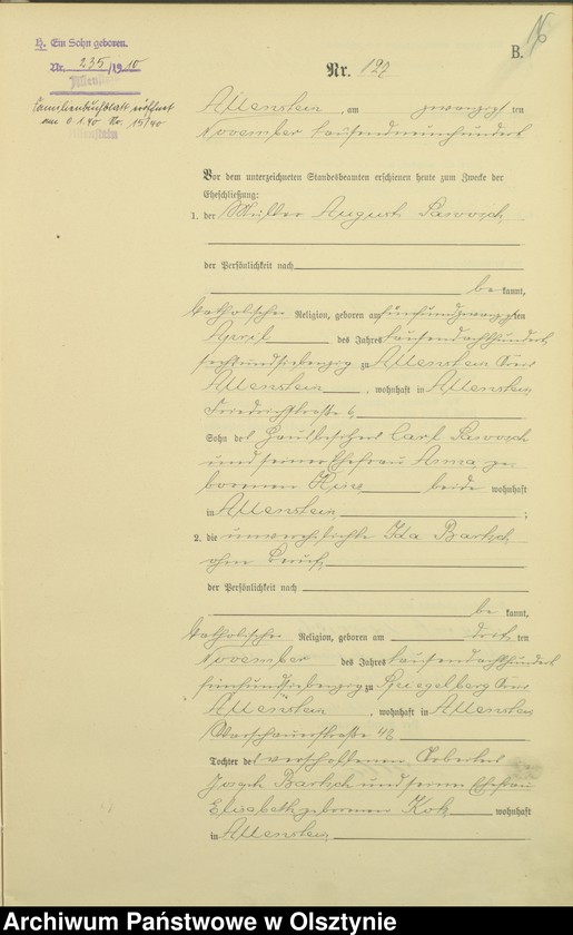 image.from.unit.number "Heiraths-Haupt-Register Tom II,Nr 120 - 136"