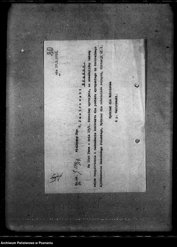 Obraz 17 z jednostki "Centralne Zjednoczenie Zaw. Polskie"