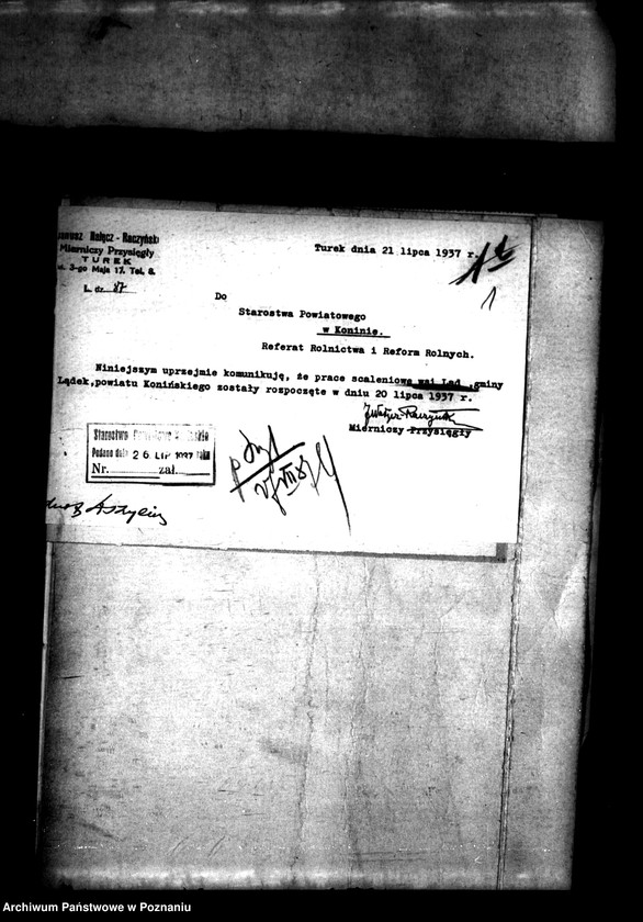 Obraz 4 z jednostki "Scalenie wsi Ląd powiatu konińskiego"