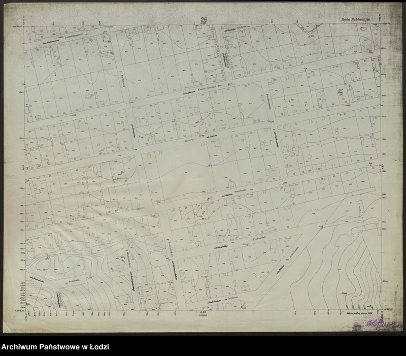Obraz 2 z jednostki "Plan miasta Rudy Pabianickiej Sekcja 26"