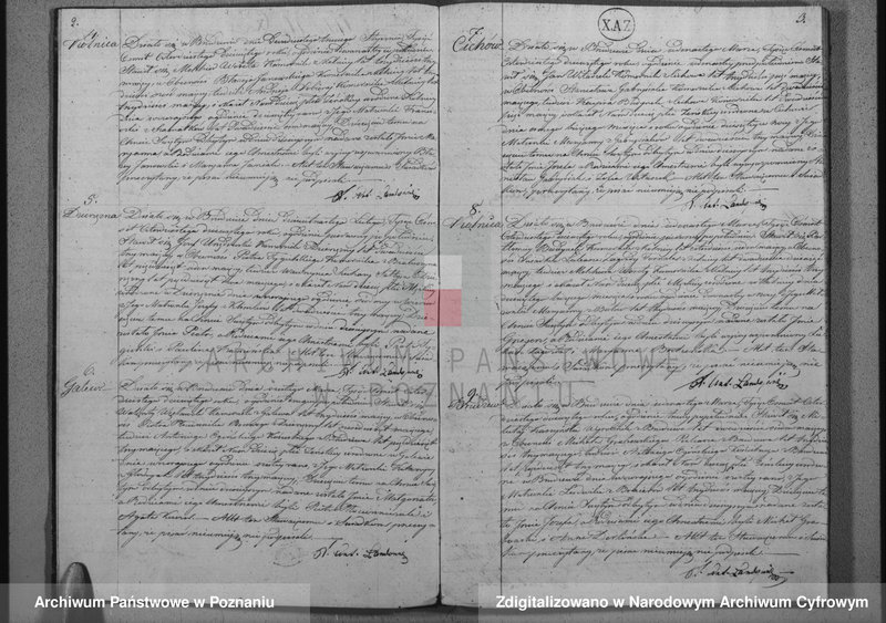 Obraz 4 z jednostki "Akta urodzeń, małżeństw i zgonów"