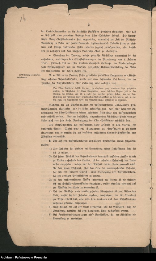 Obraz 19 z jednostki "A. betr. verschiedene Nachrichten und Verzeichnisse über polnische Emigranten"