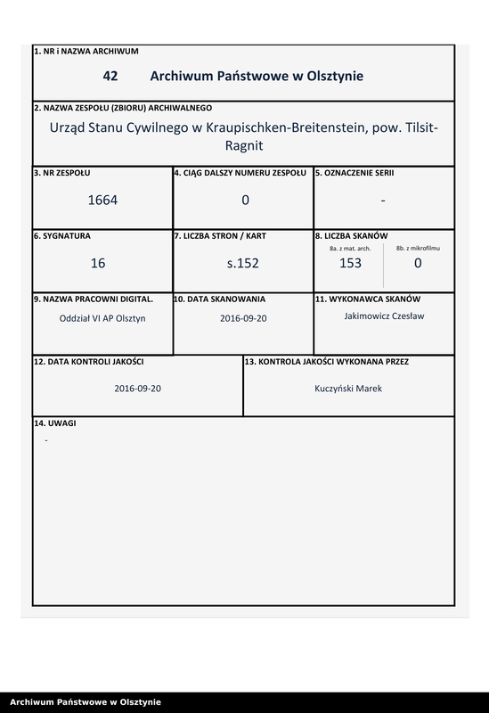 Obraz 1 z jednostki "Geburtenbuch/Hauptbuch/Nr 1 - 145"