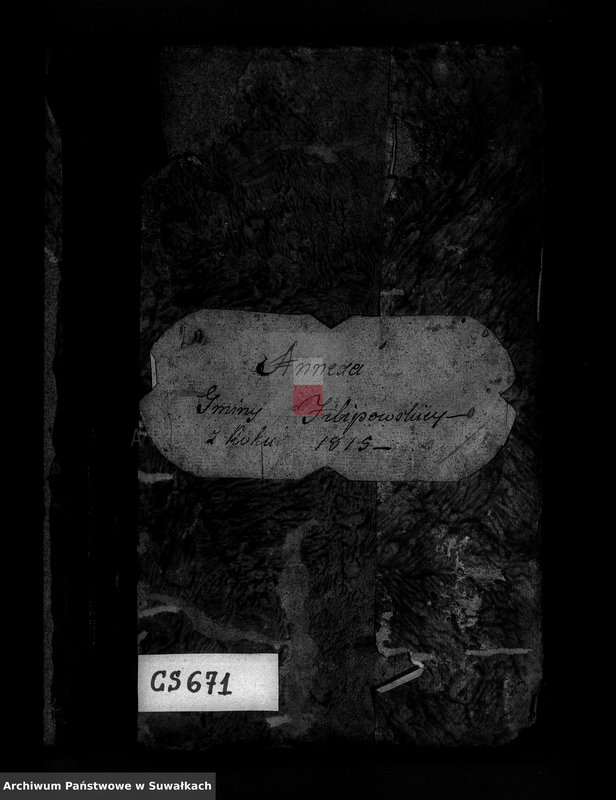 image.from.unit.number "Annexa Gminy Filipowskiey z Roku 1815"