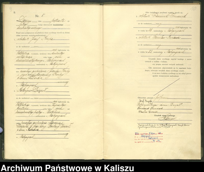 Obraz 8 z jednostki "[Księga małżeństw]"