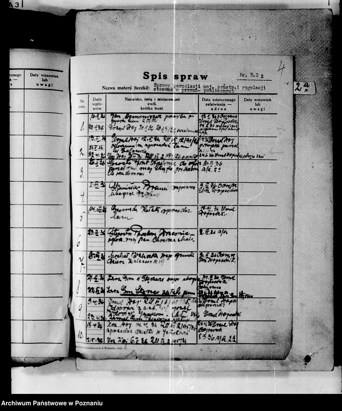 Obraz 7 z jednostki "Spisy spraw /Wydziału Rolnictwa i Reform Rolnych/"