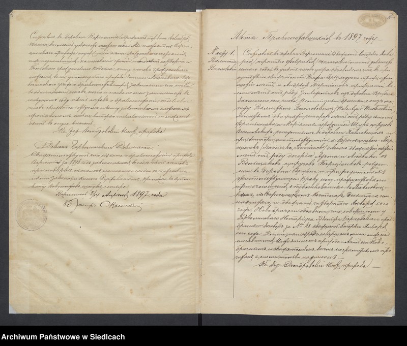 image.from.unit.number "Akta stanu cywilnego zaślubionych od roku 1896 do 1937"