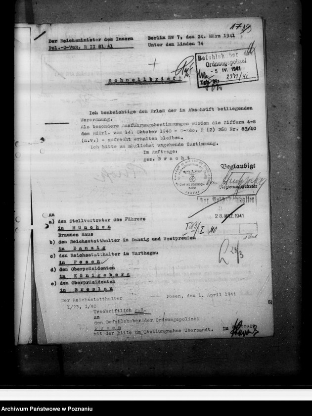 Obraz 20 z jednostki "Einführung von Vorschiriften des Feuerlöschwesens"