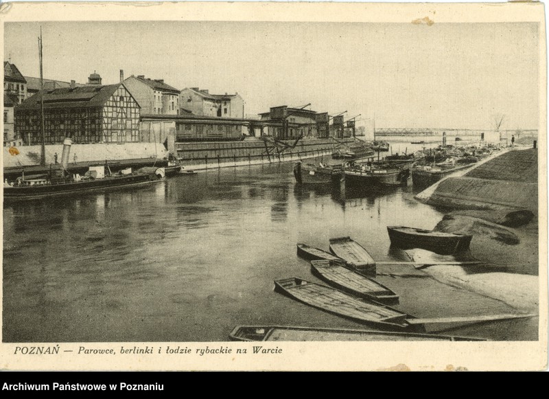 Obraz 1 z jednostki "Poznań - Zakład Gazowni Miejskiej [widziany spod Nowego Mostu]"