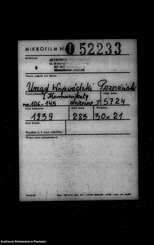 Obraz 2 z jednostki "[Komunikaty dzienne nr 106-145]"