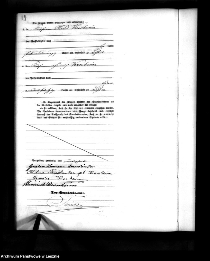 Obraz 17 z jednostki "[Księga małżeństw]"