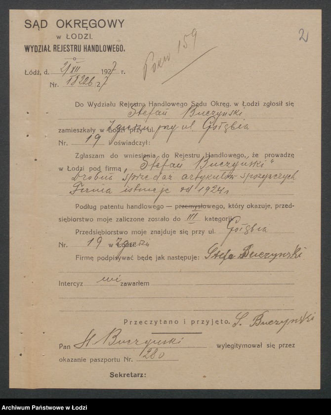 Obraz 4 z jednostki "Stefan Buczyński- drobna sprzedaż artykułów spożywczych w Zgierzu"