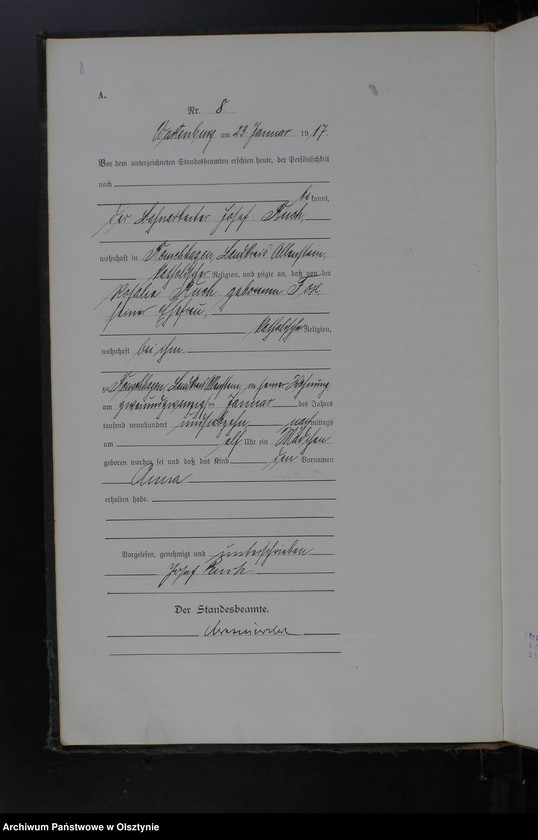 image.from.unit.number "Geburts-Haupt-Register Nr 1 - 101, 1 - 70"