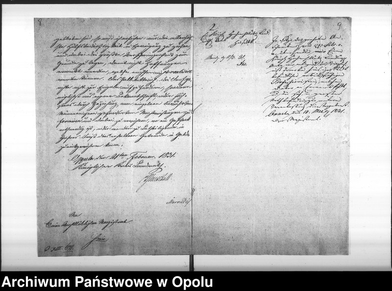Obraz 10 z jednostki "Acta des Magistrats zu Oppeln betreffend die aus Staatsfonds mit Geld, Salz und Kartoffeln unterstützten Armen"