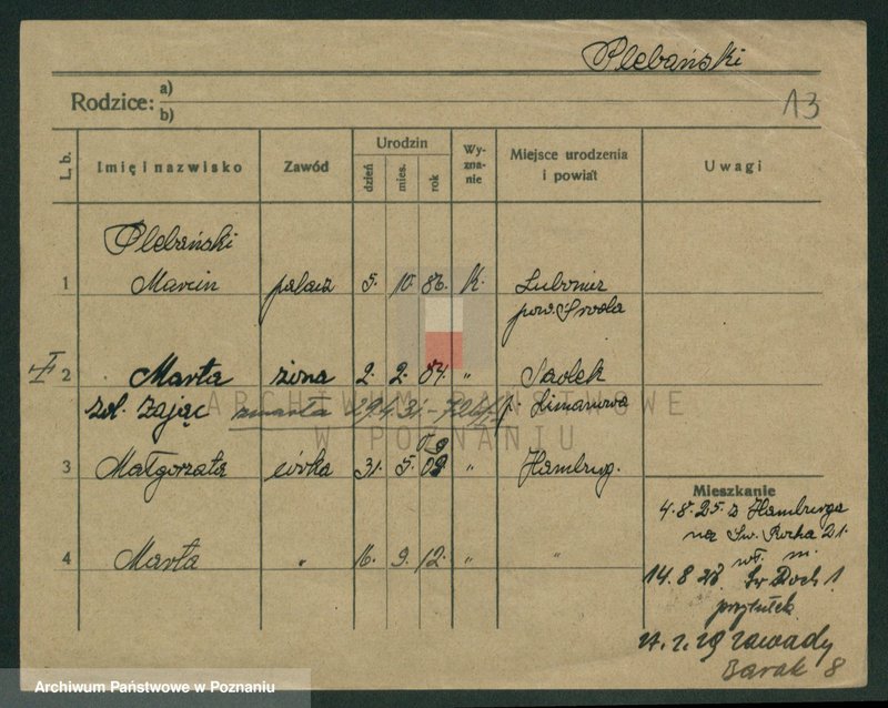 Obraz 13 z jednostki "Plebanek - Plewke"