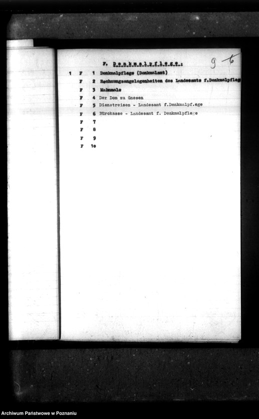 Obraz 13 z jednostki "Aktenverzeichnis - Abteilung IV, Kultur."