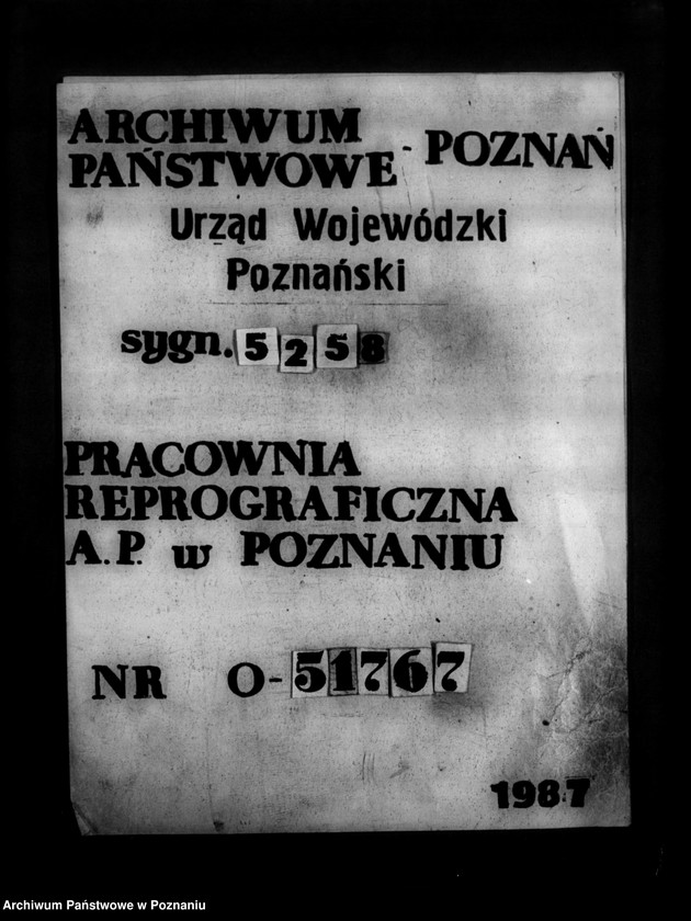 Obraz 1 z jednostki "Majętność Zaorle J. Górski powiat rawicki nr woj. kotła 5802"