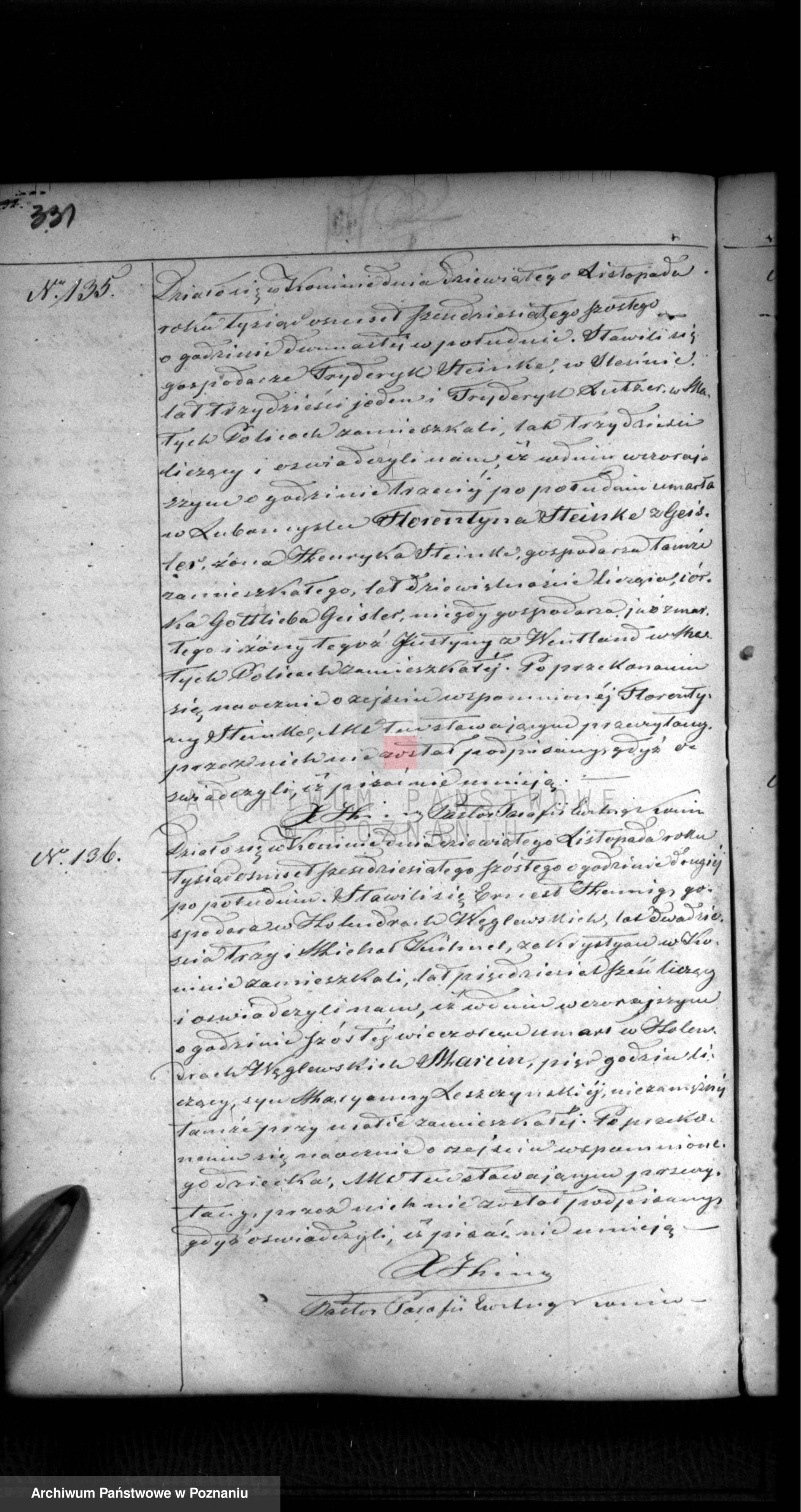 Skan z jednostki: Księga zgonów