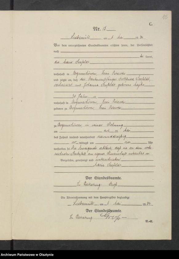 image.from.unit.number "Sterbe-Neben-Register Nr 1 - 32"