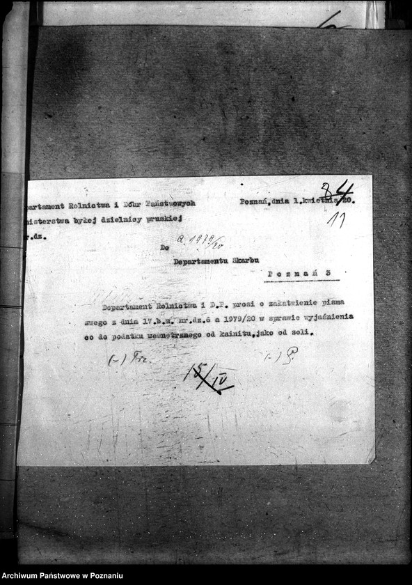 Obraz 15 z jednostki "Sprawy szczegółowo-administracyjne Sztuczne nawozy potasowe"