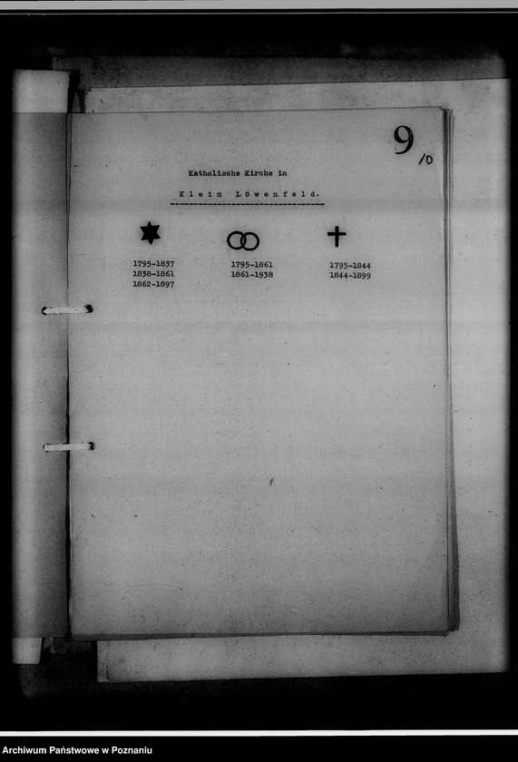 Obraz 14 z jednostki "Kreissippenamt Ostrowo [Ostrów Wielkopolski, wykazy ksiąg kościelnych parafii ewangelickich i katolickich]"